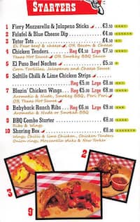 barbecue 52 menu kimmage